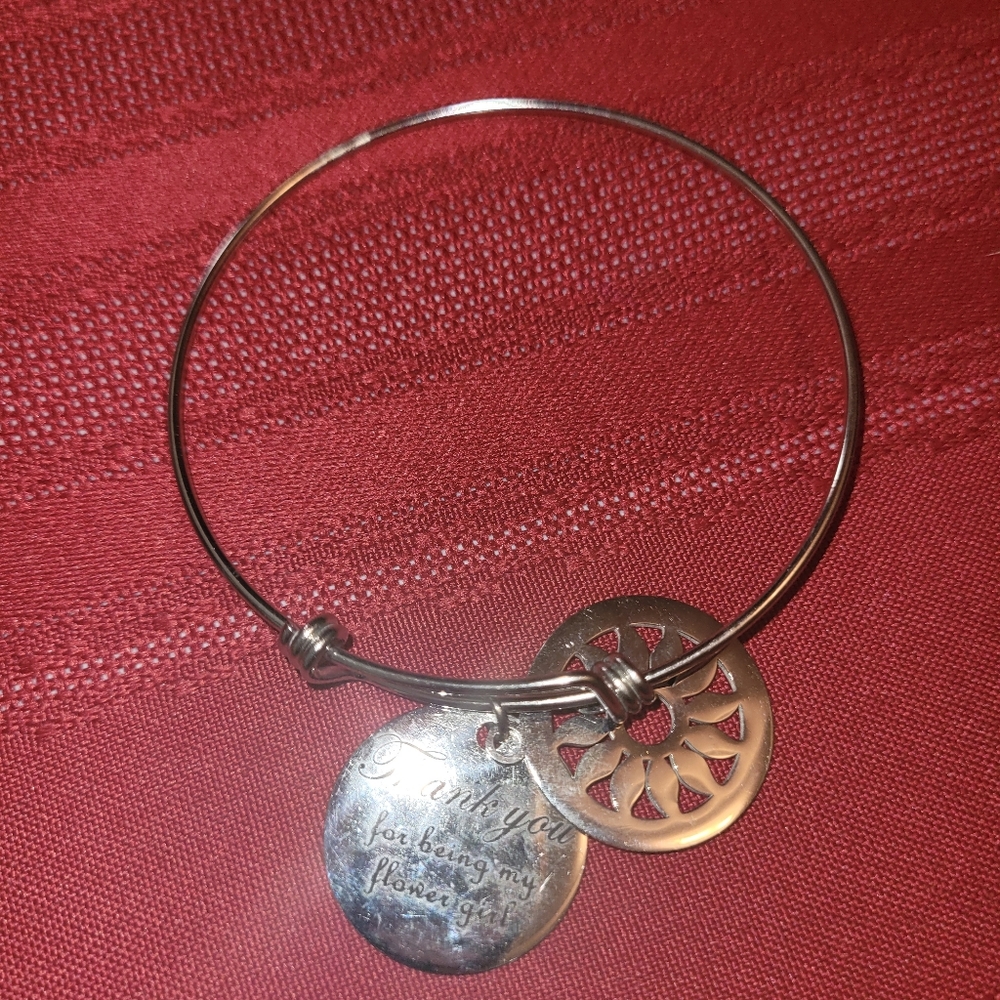 Flower girl bracelet